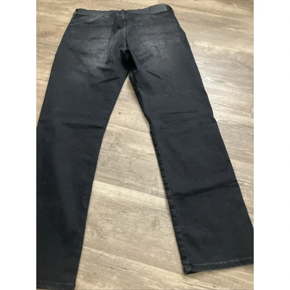 Lucky Brand Mens 221 Straight Leg Jeans Denim Black Jeans Size 34x32